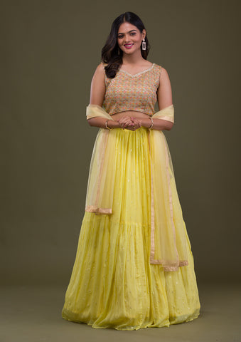 Yellow Patiala Suits: Buy Yellow Patiala Suits for Women Online in USA